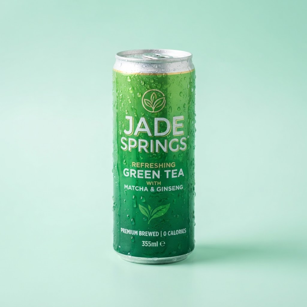 Drinho Green Tea can